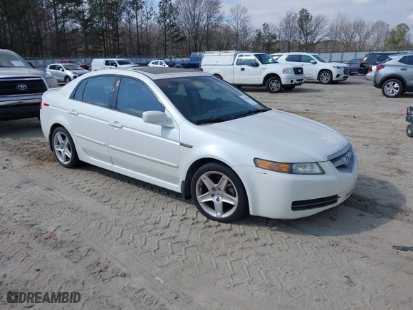 2006 Acura TL with VIN 19UUA66276A069590, listed as a IAAI auction lot 41540868 with 197,057 mi miles. Bid and sale history available at carsss.com. Image 1.