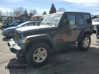 2022 Jeep Wrangler Sport S z VIN 1C4GJXAG7NW203889, wystawiony jako Copart lot #46301355 z przebiegiem 49 071 mil mil oraz Szkoda całkowita • Salvage title. Historia ofert i sprzedaży dostępna na DreamBid. Obrazek 1.