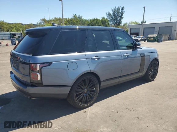 2020 Land Rover Range Rover P525 HSE with VIN SALGS2SE2LA414448, listed as a Copart auction lot 56851715 with 40,748 mi miles and Salvage title. Bid and sale history available at DreamBid. Image 3.