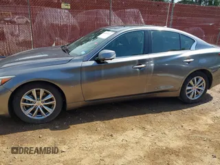 2016 Infiniti Q50 3.0t Premium with VIN JN1EV7AP4GM304093, listed as a IAAI auction lot 42021671 with 61,581 mi miles. Bid and sale history available at carsss.com. Image 14.