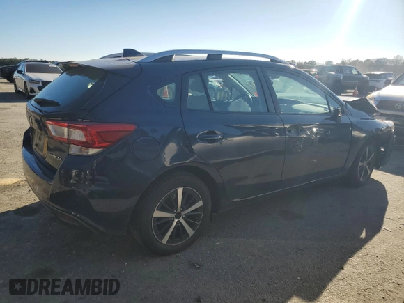 2019 Subaru Impreza Premium with VIN 4S3GTAD63K3742050, listed as a Copart auction lot 47141815 with Not Provided miles and Salvage Title. Bid and sale history available at DreamBid. Image 3.