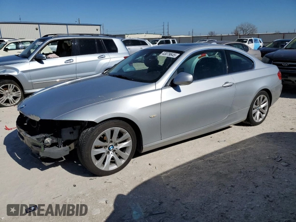 2012 BMW 3 Series 328i with VIN WBAKE5C5XCJ106384, listed as a Copart auction lot 43079645 with 102,729 mi miles and Salvage Title. Bid and sale history available at carsss.com. Image 1.