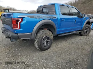 2020 Ford F-150 Raptor with VIN 1FTFW1RG2LFB42527, listed as a Copart auction lot 53603035 with 59,009 mi miles and Salvage Title. Bid and sale history available at carsss.com. Image 3.