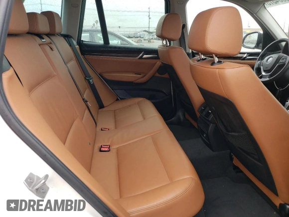 2017 BMW X3 xDrive28i with VIN 5UXWX9C56H0T09497, listed as a Copart auction lot 48904575 with 110,950 mi miles and Salvage Title. Bid and sale history available at DreamBid. Image 11.