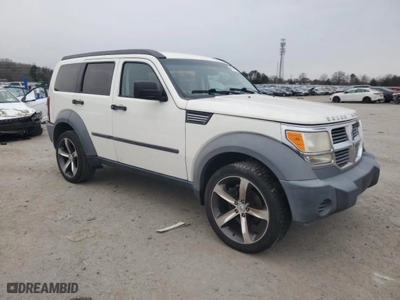 2007 Dodge Nitro SXT with VIN 1D8GT28KX7W568255, listed as a Copart auction lot 44778785 with 229,321 mi miles and Clean Title. Bid and sale history available at carsss.com. Image 4.