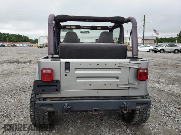 2001 Jeep Wrangler Sport with VIN 1J4FA49S81P348537, listed as a Copart auction lot 52341295 with 131,756 mi miles and Clean Title. Bid and sale history available at carsss.com. Image 6.