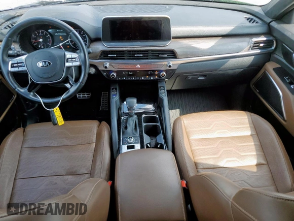 2021 Kia Telluride SX with VIN 5XYP5DHC4MG168181, listed as a Copart auction lot 58968875 with 28,962 mi miles and Salvage title. Bid and sale history available at DreamBid. Image 8.