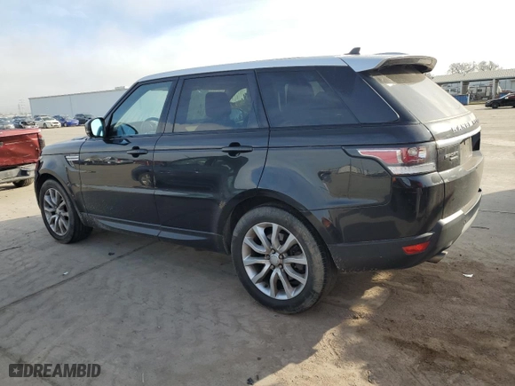2016 Land Rover Range Rover Sport V6 HSE with VIN SALWR2VF1GA648985, listed as a Copart auction lot 46549575 with 128,624 mi miles and Salvage Title. Bid and sale history available at carsss.com. Image 2.
