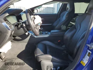 2021 BMW M3 with VIN WBS53AY07MFL43939, listed as a Copart auction lot 42085465 with 55,003 mi miles and Salvage title. Bid and sale history available at DreamBid. Image 7.