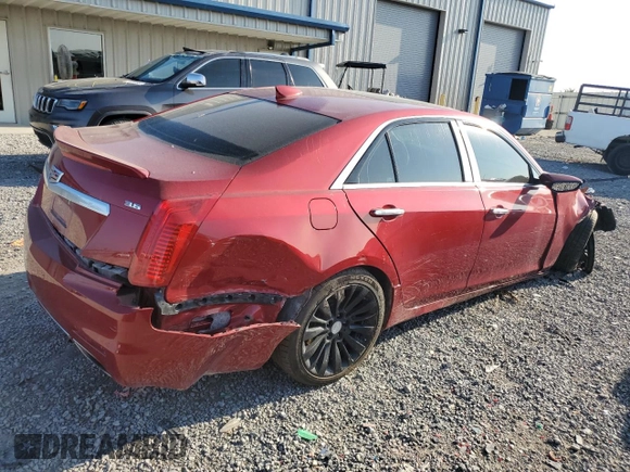 2016 Cadillac CTS Luxury Collection AWD with VIN 1G6AX5SS7G0126719, listed as a Copart auction lot 70611784 with Not Provided miles and Salvage Title. Bid and sale history available at DreamBid. Image 3.