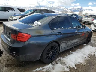 2014 BMW 3 Series 328i with VIN WBA3C1C56EK107483, listed as a Copart auction lot 47889065 with 0 mi miles and Salvage Title. Bid and sale history available at carsss.com. Image 3.