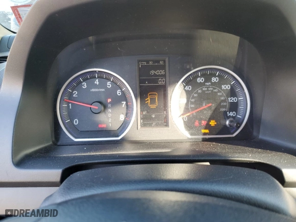 2008 Honda CR-V LX with VIN 5J6RE483X8L029735, listed as a Copart auction lot 48321125 with 194,006 mi miles and Salvage Title. Bid and sale history available at carsss.com. Image 9.