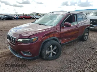 2020 Jeep Cherokee Limited with VIN 1C4PJMDX2LD587955, listed as a Copart auction lot 48051205 with 98,372 mi miles and Salvage Title. Bid and sale history available at carsss.com. Image 1.