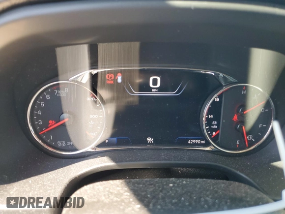 2020 GMC Acadia Denali with VIN 1GKKNXLS6LZ222918, listed as a Copart auction lot 53635895 with 42,990 mi miles and Salvage title. Bid and sale history available at DreamBid. Image 9.