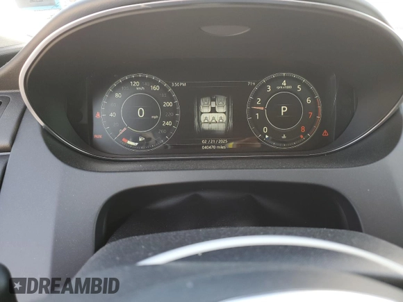 2019 Jaguar E-Pace SE with VIN SADFP2FX1K1Z47989, listed as a Copart auction lot 46450325 with 40,470 mi miles and Salvage Title. Bid and sale history available at DreamBid. Image 9.