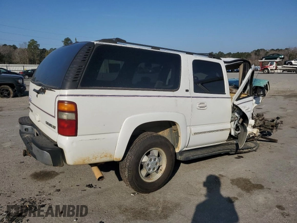 2002 Chevrolet Suburban LS with VIN 1GNFK16Z02J206522, listed as a Copart auction lot 44322465 with 0 mi miles and Salvage Title. Bid and sale history available at carsss.com. Image 3.