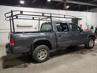 2003 Dodge Dakota Sport with VIN 1D7HL38X53S236624, listed as a Copart auction lot 80652444 with 136,363 mi miles and Salvage Title. Bid and sale history available at carsss.com. Image 3.