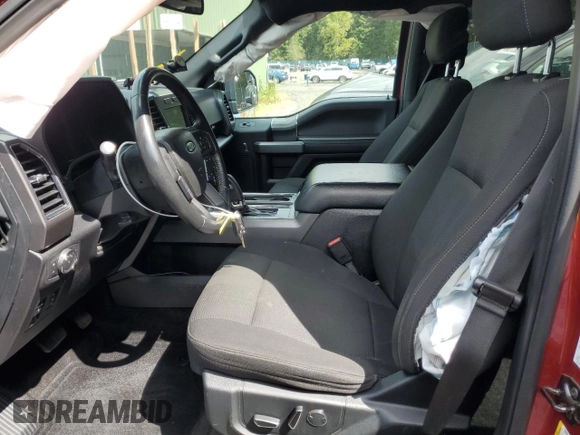 2017 Ford F-150 XL with VIN 1FTEW1EP4HKE01681, listed as a Copart auction lot 57532195 with 95,882 mi miles and Salvage title. Bid and sale history available at DreamBid. Image 7.