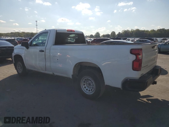 2021 Chevrolet Silverado 1500 Work Truck with VIN 3GCNWAEK0MG400260, listed as a Copart auction lot 71597894 with 53,430 mi miles and Salvage Title. Bid and sale history available at carsss.com. Image 2.