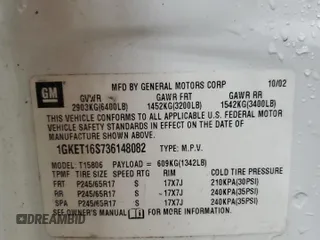 2003 GMC Envoy SLT с VIN 1GKET16S736148082, выставлен на аукционе Copart как лот 53889665 с пробегом 179 774 миль миль и Чистый • Clean title. История ставок и продаж доступна на DreamBid. Изображение 13.