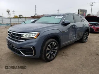 2020 Volkswagen Atlas SEL R-Line with VIN 1V2RE2CA1LC212822, listed as a Copart auction lot 73938503 with 53,061 mi miles and . Bid and sale history available at DreamBid. Image 1.