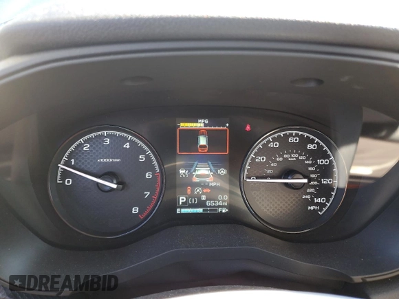 2023 Subaru Forester with VIN JF2SKACC8PH481305, listed as a Copart auction lot 55849705 with 6,534 mi miles and Salvage title. Bid and sale history available at DreamBid. Image 9.
