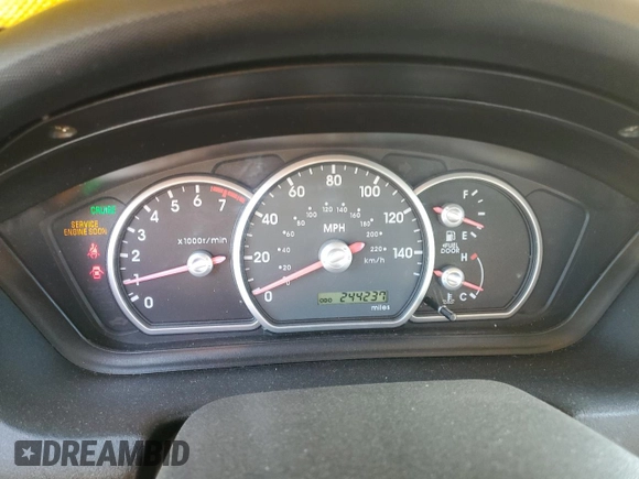 2004 Mitsubishi Galant ES z VIN 4A3AB36FX4E101970, wystawiony jako Copart lot #80471514 z przebiegiem 244 237 mil mil oraz Szkoda całkowita • Salvage title. Historia ofert i sprzedaży dostępna na DreamBid. Obrazek 9.