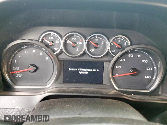 2020 Chevrolet Silverado 1500 LT with VIN 3GCPWCED8LG265694, listed as a Copart auction lot 48019665 with 0 mi miles and Salvage Title. Bid and sale history available at carsss.com. Image 9.
