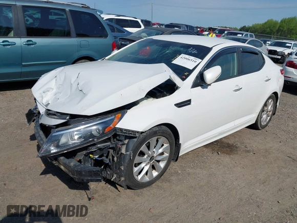 2014 Kia Optima LX with VIN KNAGM4A76E5454542, listed as a IAAI auction lot 42006510 with 192,291 mi miles and . Bid and sale history available at carsss.com. Image 18.
