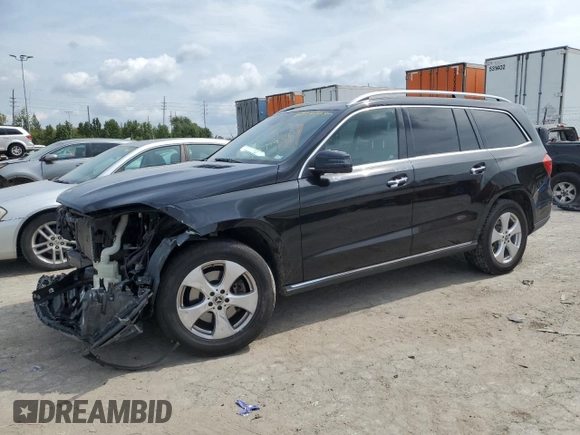 2019 Mercedes-Benz GLS 450 with VIN 4JGDF6EE5KB221135, listed as a Copart auction lot 69714564 with 99,394 mi miles and Salvage Title. Bid and sale history available at DreamBid. Image 1.
