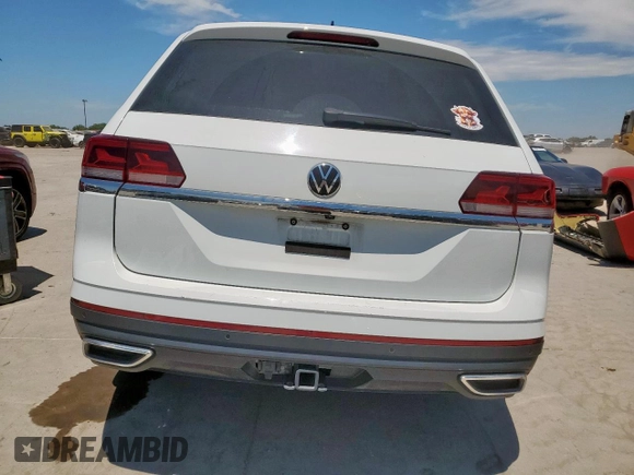 2022 Volkswagen Atlas SE with VIN 1V2WR2CA0NC527217, listed as a Copart auction lot 66227965 with 58,044 mi miles and Salvage title. Bid and sale history available at DreamBid. Image 6.