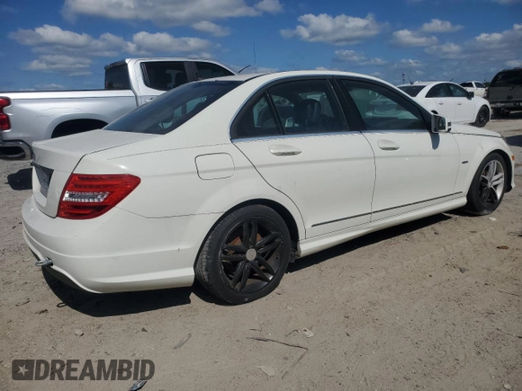 2012 Mercedes-Benz C-Class C 250 Sport with VIN WDDGF4HB5CR213347, listed as a Copart auction lot 53603365 with 199,202 mi miles and Clean Title. Bid and sale history available at carsss.com. Image 3.