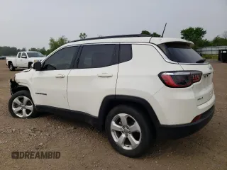 2021 Jeep Compass Latitude with VIN 3C4NJDBB5MT524553, listed as a Copart auction lot 60867305 with 80,314 mi miles and Salvage title. Bid and sale history available at DreamBid. Image 2.