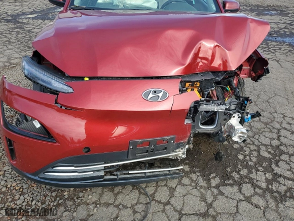 2023 Hyundai Kona Electric SEL with VIN KM8K33AG3PU189335, listed as a Copart auction lot 47173415 with 41,104 mi miles and Non Repairable. Bid and sale history available at carsss.com. Image 11.