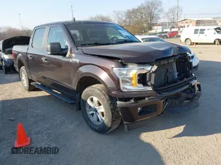 2020 Ford F-150 XL with VIN 1FTEW1EP9LKD96955, listed as a IAAI auction lot 41770127 with 63,736 mi miles. Bid and sale history available at carsss.com. Image 1.