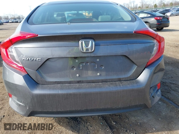 2016 Honda Civic Sedan LX with VIN 19XFC2F59GE002489, listed as a IAAI auction lot 41797162 with 34,284 mi miles. Bid and sale history available at carsss.com. Image 16.