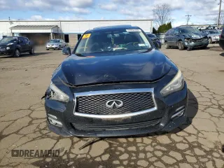 2014 Infiniti Q50 Premium with VIN JN1BV7AR7EM689683, listed as a Copart auction lot 49952785 with 149,848 mi miles and Salvage Title. Bid and sale history available at carsss.com. Image 5.