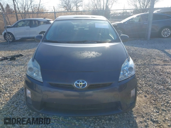 2011 Toyota Prius I with VIN JTDKN3DU8B0290855, listed as a IAAI auction lot 41987491 with 163,456 mi miles. Bid and sale history available at carsss.com. Image 12.