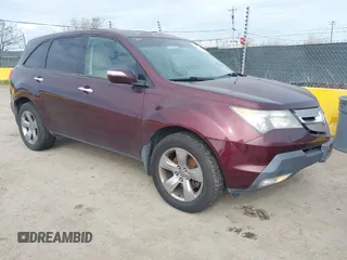2007 Acura MDX Sport with VIN 2HNYD28857H534236, listed as a IAAI auction lot 41870148 with 152,808 mi miles and . Bid and sale history available at DreamBid. Image 1.