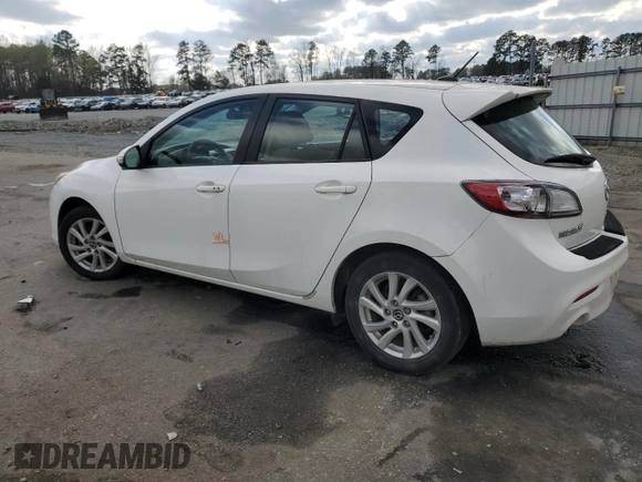 2013 Mazda 3 i Grand Touring with VIN JM1BL1M7XD1833172, listed as a Copart auction lot 50377105 with 143,141 mi miles and Salvage title. Bid and sale history available at DreamBid. Image 2.