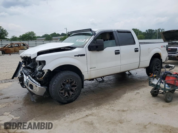 2012 Ford F-150 XL with VIN 1FTFW1ET3CFA97536, listed as a Copart auction lot 60842665 with 136,127 mi miles and Salvage title. Bid and sale history available at DreamBid. Image 1.