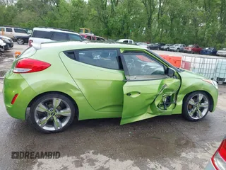 2012 Hyundai Veloster w/Gray Int with VIN KMHTC6AD6CU082432, listed as a IAAI auction lot 42121082 with 153,487 mi miles and . Bid and sale history available at DreamBid. Image 13.