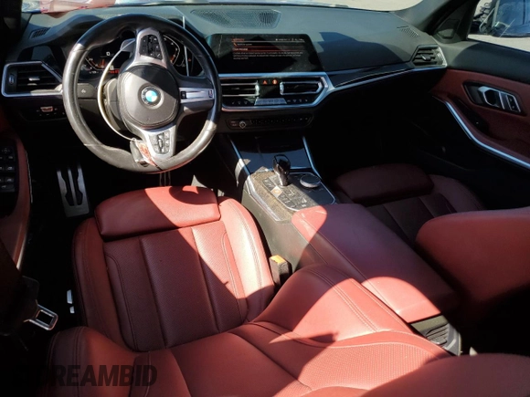 2022 BMW 3 Series M340i with VIN 3MW5U7J05N8C26465, listed as a Copart auction lot 45875905 with 36,434 mi miles and Salvage Title. Bid and sale history available at carsss.com. Image 8.