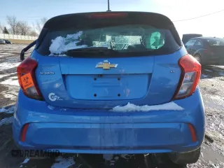 2017 Chevrolet Spark LT with VIN KL8CD6SA1HC756515, listed as a Copart auction lot 44496085 with 0 mi miles and Salvage Title. Bid and sale history available at carsss.com. Image 6.