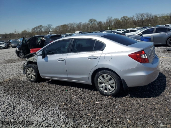 2012 Honda Civic Sdn LX with VIN 19XFB2F54CE032805, listed as a Copart auction lot 49685495 with 211,591 mi miles and Salvage Title. Bid and sale history available at carsss.com. Image 2.