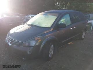 2007 Nissan Quest with VIN 5N1BV28U87N135698, listed as a IAAI auction lot 40550826 with 999,999 mi miles. Bid and sale history available at carsss.com. Image 2.