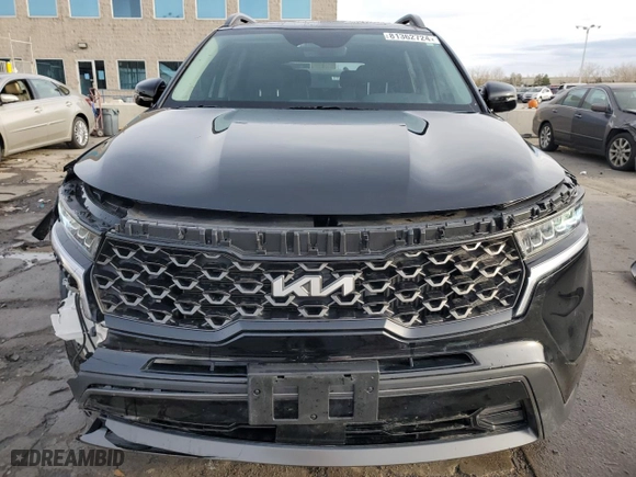 2023 Kia Sorento X-Line EX with VIN 5XYRHDLF9PG211290, listed as a Copart auction lot 81362724 with 22,119 mi miles and Salvage Title. Bid and sale history available at carsss.com. Image 5.