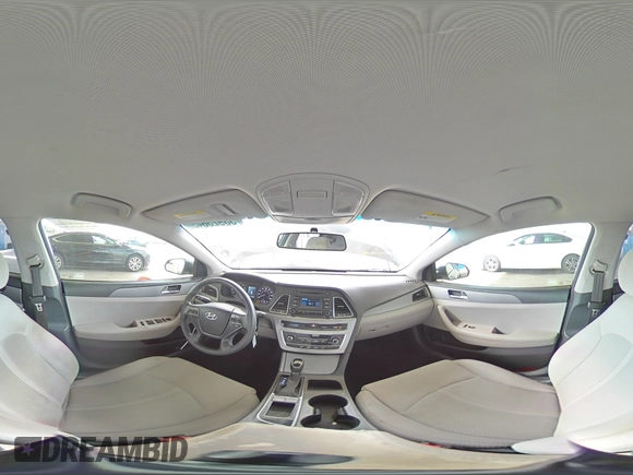 2015 Hyundai Sonata 2.4L SE with VIN 5NPE24AF4FH217346, listed as a Copart auction lot 53923845 with 104,000 mi miles and Salvage Title. Bid and sale history available at carsss.com. Image 14.