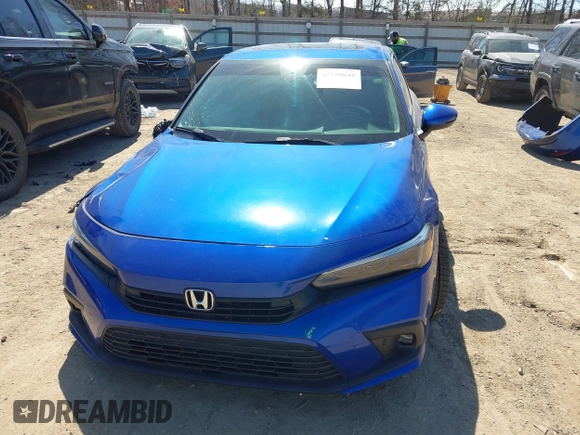 2022 Honda Civic Sedan Touring with VIN 2HGFE1F91NH307155, listed as a IAAI auction lot 41759648 with 1 mi miles. Bid and sale history available at carsss.com. Image 11.