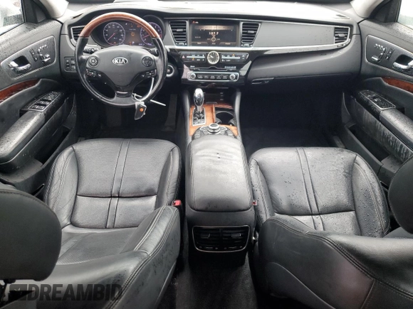 2015 Kia K900 Luxury z VIN KNALW4D45F6017119, wystawiony jako Copart lot #56358465 z przebiegiem 96 921 mil mil oraz Szkody całkowita. Historia ofert i sprzedaży dostępna na DreamBid. Obrazek 8.